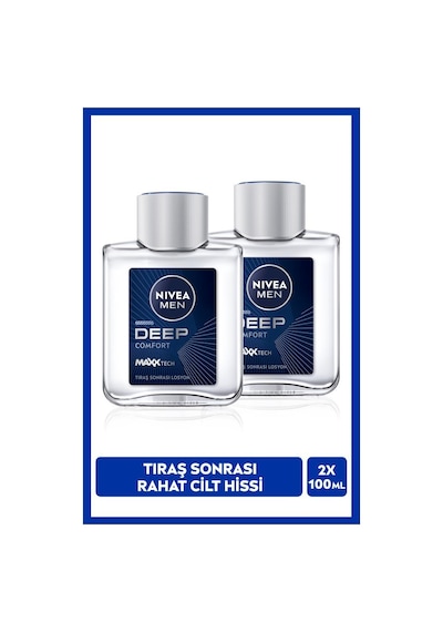 Men Erkek Tıraş Sonrası Losyon Deep Dimension Comfort 100ml, Erkeksi Koku, Tahriş Karşıtı, X2 Adet