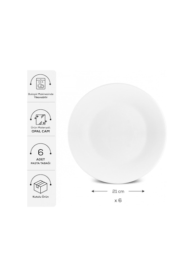 Karaca  Albert 6 Kişilik Pasta Seti 21 Cm