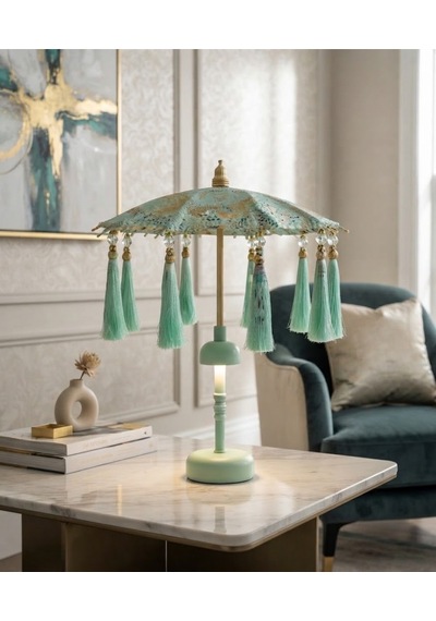 Missidea Celestia Mint Ledli Dekoratif Masaüstü Lambası