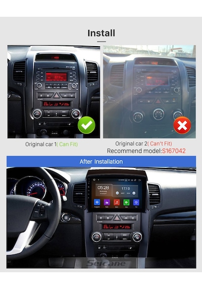 Kıa Sorento 2009-2012 Uyumlu Multimedya Navigasyon Usb Kamera Carplayer 4 Ram