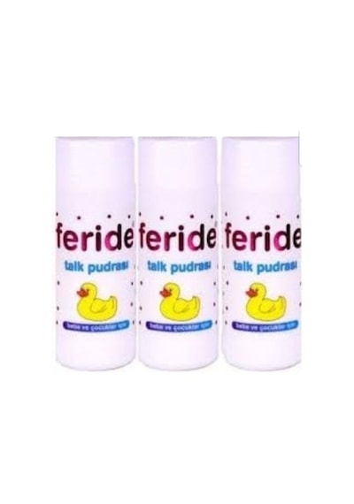 Feride Talk Toz Bebek Pudrası 75gr X 3 Adet