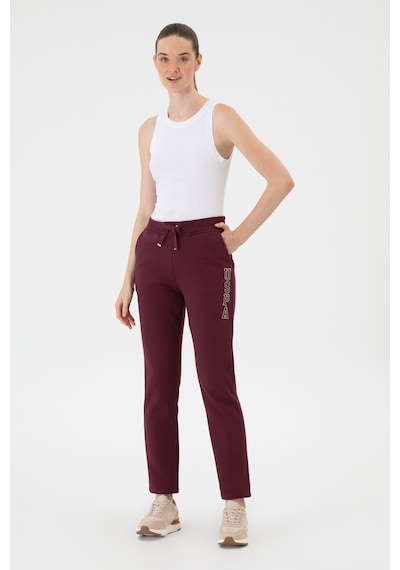 U.S. Polo Assn. Kadın Bordo Şardonlu Eşofman Altı 50313583-VR177