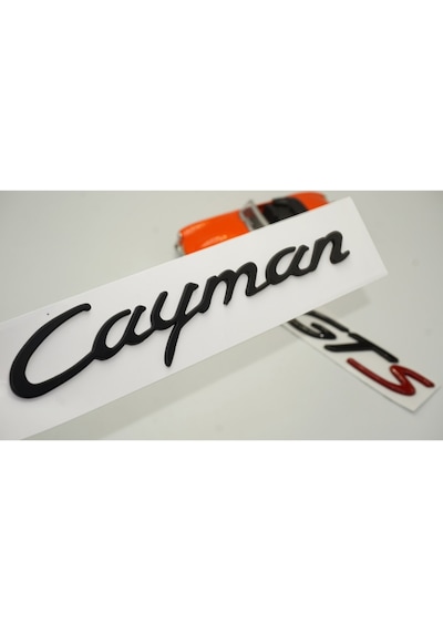 Porsche Cayman Gts Bagaj 3M 3D Abs Yazı Logo Amblem Seti (549183078)