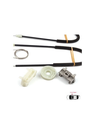 Sağ Cam Kriko Seti Ford Focus Mk1 98-2007 2/3 Kapı Hb Coupe İçin