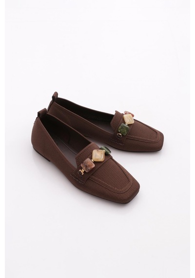 Dgn Pm386-k4003 Kadin Babet Kahve Triko