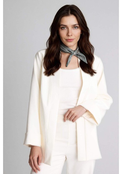 Defacto Relax Fıt Blazer Ceket H2400ax26sper105 Ekru-er105