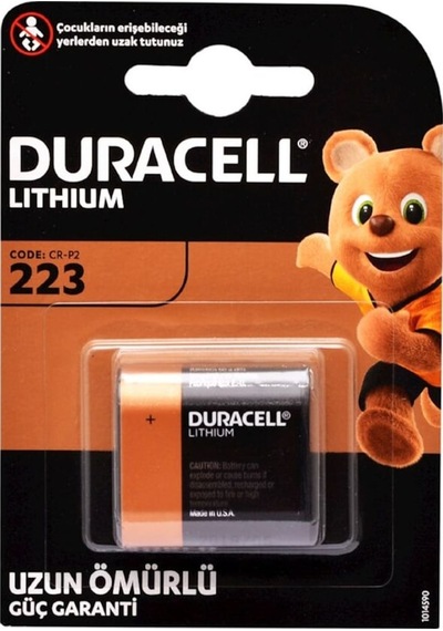 Duracell DL223 CRP2 6V Lityum Pil