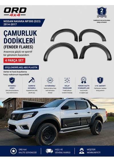 Nissan Navara Np300 D23 2014-2017 Çamurluk Dodikleri