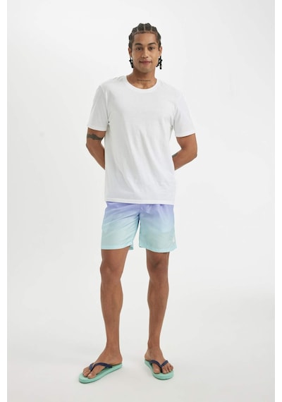 Defacto Regular Fit Degrade Baskılı File Astarlı Diz Üstü Deniz Şortu Z6873AZ24HSPR262 Defacto Regular Fit Degrade Baskılı File Astarlı Diz Üstü Deniz Şortu Z6873AZ24HSPR262