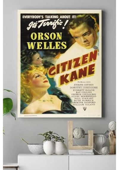 Tr Citizen Kane Film Afişi Kanvas Tablo 50 X 70