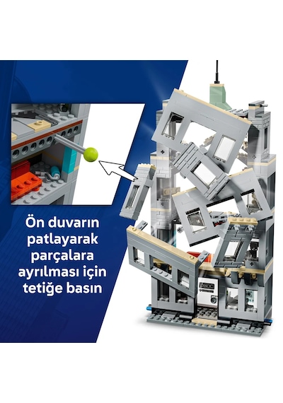 LEGO® ǀ Marvel Örümcek Adam ve Hulk’ın Destansı Çarpışması 76350 - 8+ Yaş için 6 Karakter İçeren Oyuncak Yapım Seti (534 Parça)