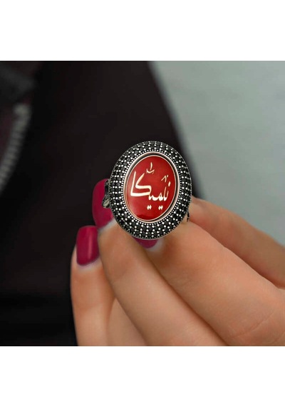 Gümüş Kişiye Özel Kadın Yüzük (546179064)
