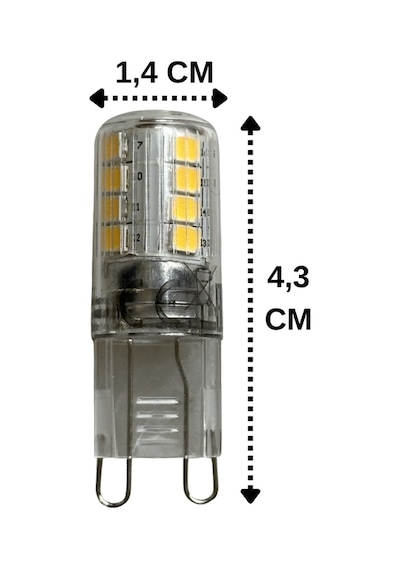 1 Adet Osram 2,6w 30w 4000k Ilık Beyaz G9 Duylu Led Kapsül Ampul