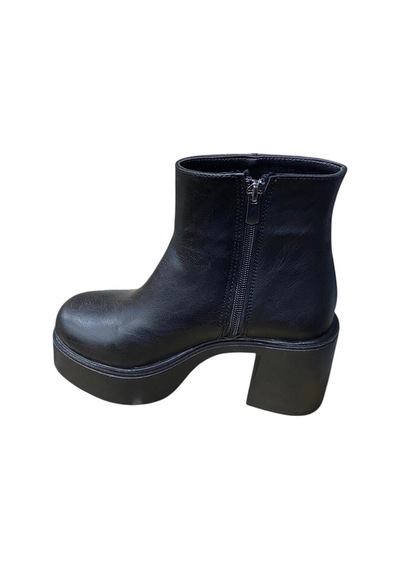Miçe Shoes Kadın Platfrom Bot Siyah Tokalı - 796653832 Siyah Tokalı
