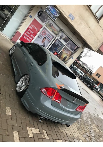 Honda Civic 2007-2012 Cam Üstü Spoiler  STR-863