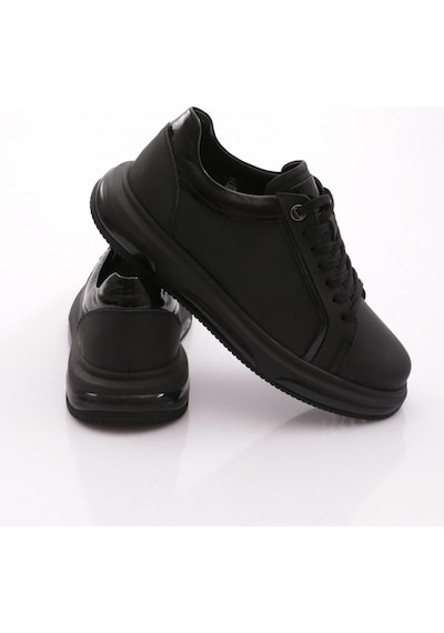 Dgn 2841 Erkek Sneaker Ayakkabı Siyah Mat
