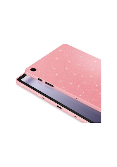 Samsung Galaxy Uyumlu Tab S9 Fe / S9 / S8 / S7 10.9/11inç Tablet Kılıfı Işıltılı Parlak Görünüm Koton Case Kılıf