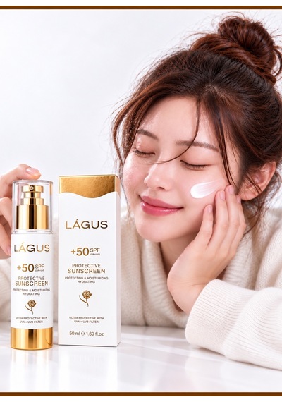 Lágus UVA/UVB Suya Dayanıklı Koruyucu Bakım Güneş Kremi SPF50+ 50 ML