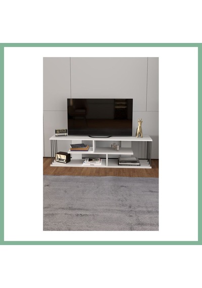 Bşkvirgo Gzd Tv Ünitesi Beyaz 140 Cm Bsk2026