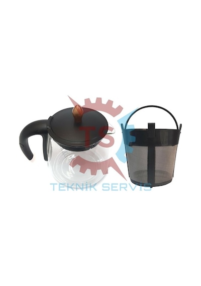 Tefal Tea Expert Çay Makinesi Uyumlu Filtreli Cam Demlik
