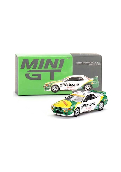 Mini Gt 1:64 Nissan Skyline Gt-r Gr. A 2 1991 Macau Gp