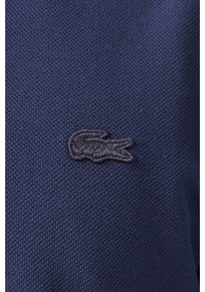 Lacoste Men's Regular Fit Polo T-shirt Erkek Şerit Detaylı Polo Yaka Tişört Lacivert