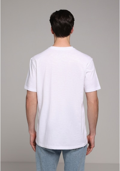 Colin's Colins Regular Fit Yuvarlak Yaka Düz Erkek Beyaz Kısa Kol Tişört Cl1079362 Q1.v2 Wht