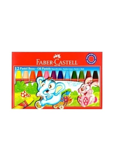 Faber Castell Karton Kutu Pastel Boya, 12 Renk Genel
