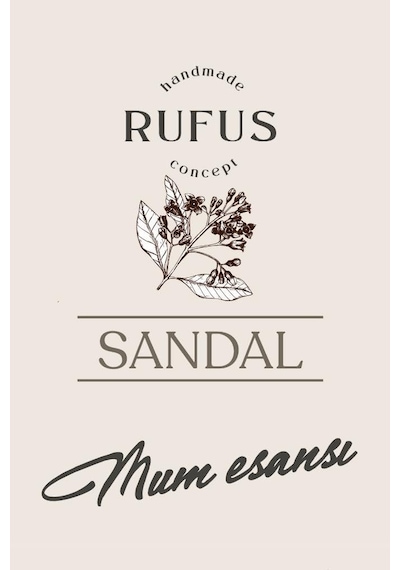 Rufus Concept Sandal Mum Esansı 50ml Çok Renkli