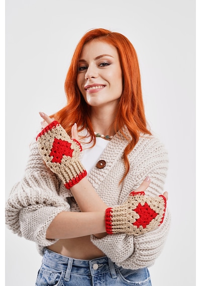 Daphniadelfion Lovely Tasarım Eldiven Çok Renkli