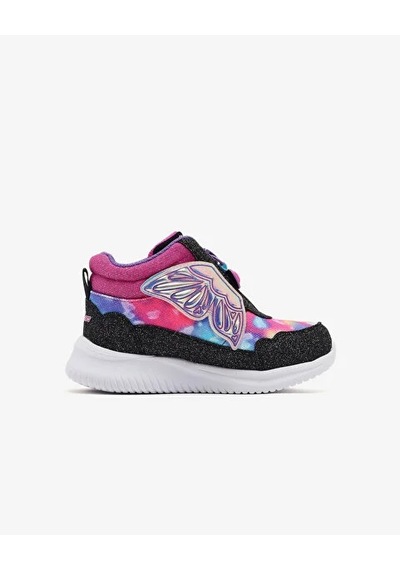 Skechers Jumpsters Kız Çocuk Siyah Işıklı Bot Siyah