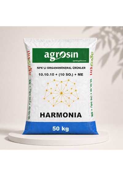 Agrosin Harmonia 10.10.10+(10SO3)+ME Organomineral Granül Gübre 50 kg -