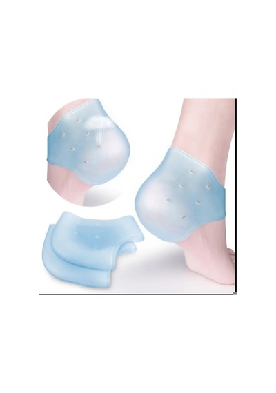 Yıwu 2 Adet Erkek & Kadın Jel Topuk Tabanlıkları - Yumuşak, Hava Alan, Ergonomik Tasarımlı, Kaymaz