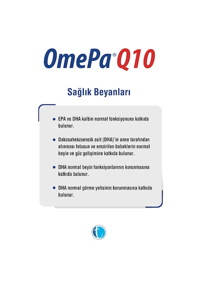 Omepa Q10 Omega3 Ubiquinol 90 Kapsül .