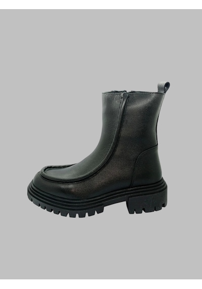 Albini A-25104152k Kadın Deri Bot Siyah