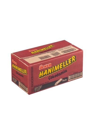 Ülker Hanımeller Rulo 18x82g Çokodamla Bisküvi 2'li Ekonomik Paket - 2 Adet Tarı