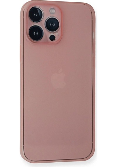 Apple İphone 14 Pro Kılıf Pp Ultra İnce Kapak - Pembe Çok Renkli