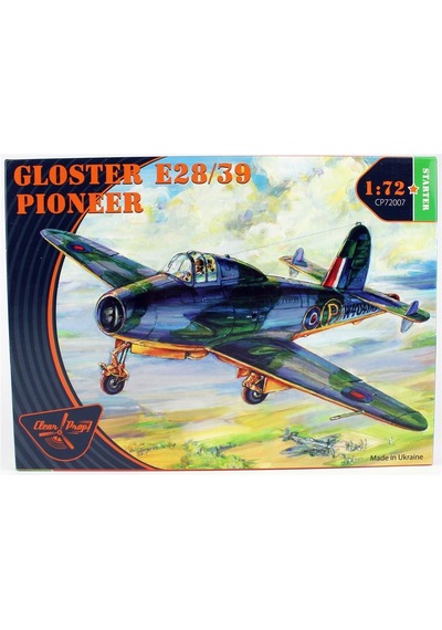 Clear Prop Models 72007 1/72 Ölçek, Gloster E28-39 Öncü Taarruz Jeti, Plastik Model Kiti-55948