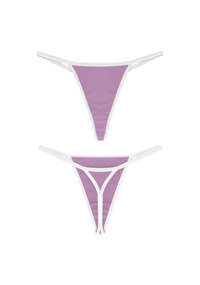 Yohannesclub, Kadın, Thong String, Nazik Lastik Yapısı, Rahat Kesim Lila