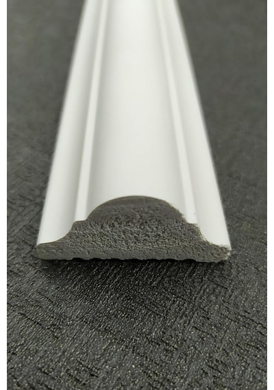 Decozza Boyanabilir Duvar Çıtası 4cm 5 Boy 12 Metre 1boy 240 Cm Df-4020 Ekru Çok Renkli