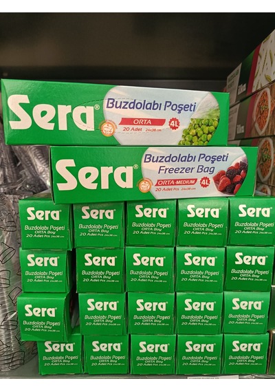 Buz Dolabı Poşeti Orta Boy 4 20li