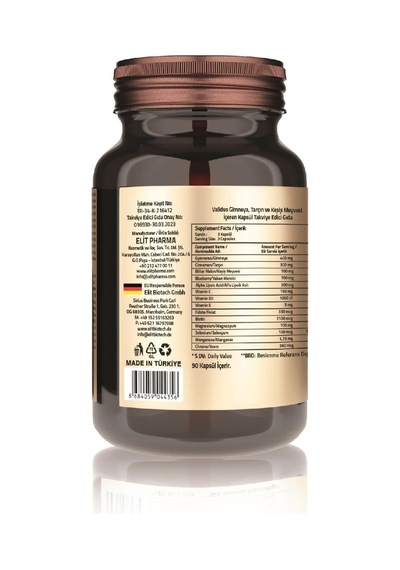 Validus Gymnema Sylvestre 400 Mg + Cinnamon 300 Mg 90 Kapsül