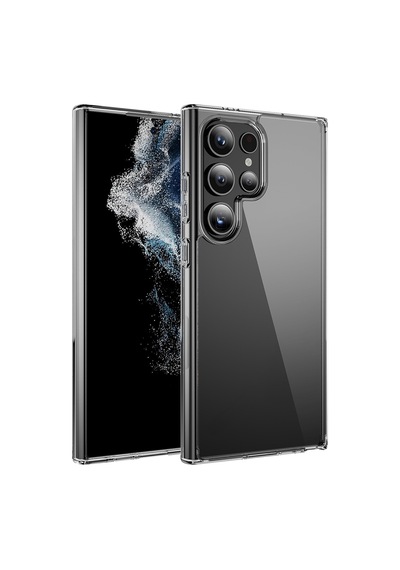 Zore Galaxy S25 Ultra Uyumlu Kılıf Nvth Droga Kapak-şeffaf Şeffaf