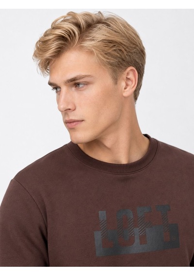 Loft Regular Fit Erkek Sweatshirt Lf2041178 Q1.v1 Kahverengi