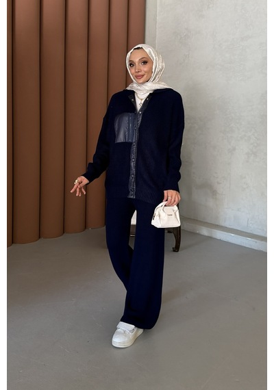 Riella Butik Selora Tesettür Takım Lacivert