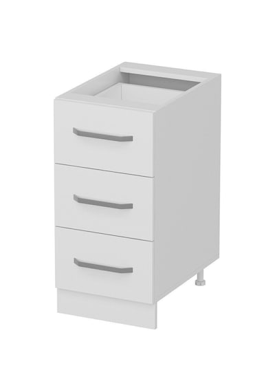 Minar Mutfak Alt Modül 3ç Nray 40cm Dolap Beyaz - B1