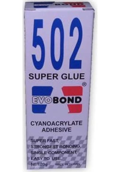 Genel Amaçlı Hızlı Yapıştırıcı 20Gr Evobond 502 2 Adet