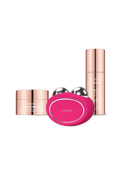 Total Facelift Paketi - Bear 2 Gelişmiş Mikro Akımlı Yüz Cihazı + Supercharged Serum 2.0 30 Ml + Supercharged Ha+p
