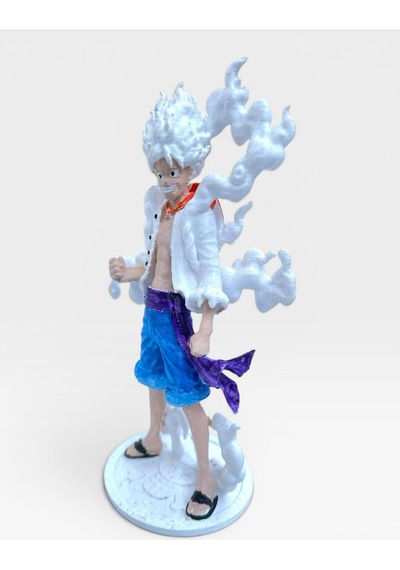 One Piece Monkey D. Luffy Gear 5 Figür Anime Biblo Karakter Heykelcik 15 Cm Koleksiyonluk