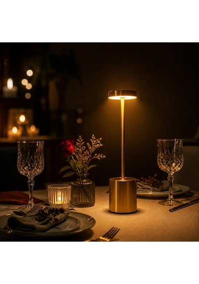 Şarjlı Led Masa Lambası 3 Işık Sıcaklığı Ve Parlaklık Ayarı, Dokunmatik Kontrol, Yüksekliği 34.5 Cm, Alt Tabanı 8 Cm Şık Ve Modern Tasarım, Kullanım Kolaylığı Ymn-8 Diğer 49068705